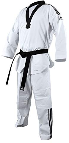 adidas Taekwondoanzug Fighter, mit Streifen 180 cm