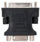 NanoCable 10.15.0704 - Adaptador DVI a SVGA, Macho-Hembra, 24+5/M-HDB15/H, Negro