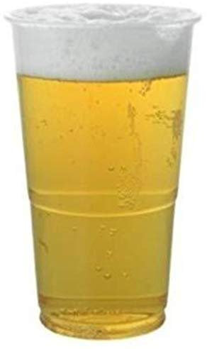 GSL - 50 x Vasos Plástico Pinta Resistentes - Envio mismo día si se pide antes de 12 mediodía días de semana solo