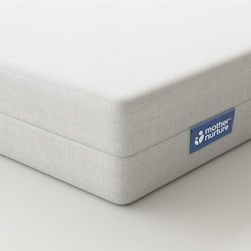 Mother Nurture Essential Foam Travel Cot Mattress, White, 100 x 70 x 7.5 cm