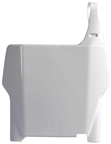 POLISPORT 8661900001 - Portanúmeros Frontal réplica OEM Fabricado en plástico Brillante Duradero y Resistente Compatible con Motocicletas Honda en Color Blanco