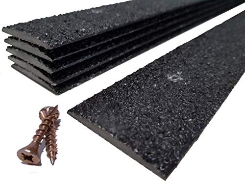 Förpackning med 20 halkfria däckremsor 50 mm x 1 000 mm svart