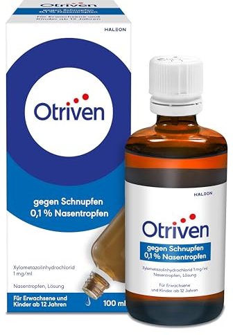 Otriven gegen Schnupfen 0,1 % Nasentropfen mit Xylometazolin, 100 ml