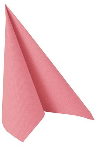 Premium Servietten ROYAL Collection 1/4-Falz 40 cm x 40 cm rosa für Hochzeitsfeier. Menge: 100 St
