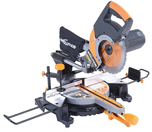 Evolution RAGE3+ Multipurpose Sliding Mitre Saw 255 mm With Accessory Pack (110 V)