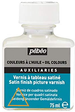 Pébéo – Vernis à Tableau Satiné 75 ML – Vernis Peinture Huile – Vernis Tableau Satiné Pour Protéger Vos Créations – Peinture à l’Huile Pébéo - Flacon 75 ml transparent 650809