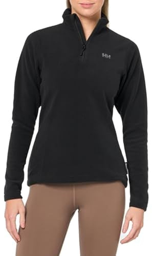 Helly Hansen Damen W Daybreaker 1/2 Zip Fleecejacke, Schwarz, L