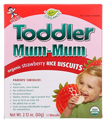 Organic Toddler Mum-Mum; Strawberry