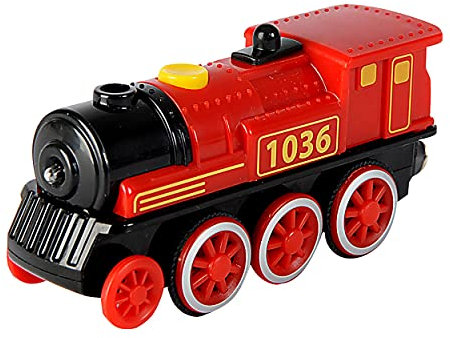Eichhorn 100001303 - Bahn, E-Lok, Sortiert - Neue VERBESSERTE Version - mit Vierradantrieb - inkl. Batterien