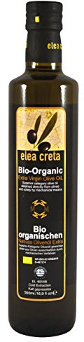 Elea Creta Greek Organic Bio Extra Virgin Olive Oil 500ml glass bottle