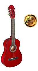 Stagg C405 1/4 Klassische Gitarre – schwarz 1/4 rot