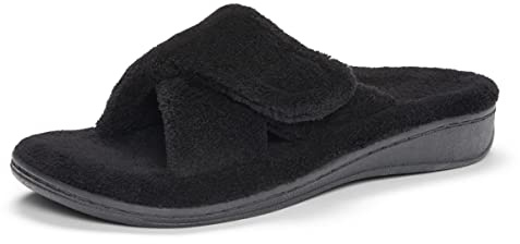 Vionic Women's Relax Slipper, Black, 7 UK