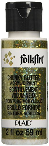 Chunky Gold FolkArt Extreme Glitter 2oz