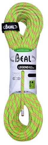 Beal Legend - Corda da Arrampicata, Unisex, Unisex, BC083L, Verde, 60 m