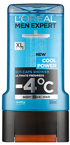 L'Oreal Men Shower Gel 300 ml Cool Power (2er Pack)