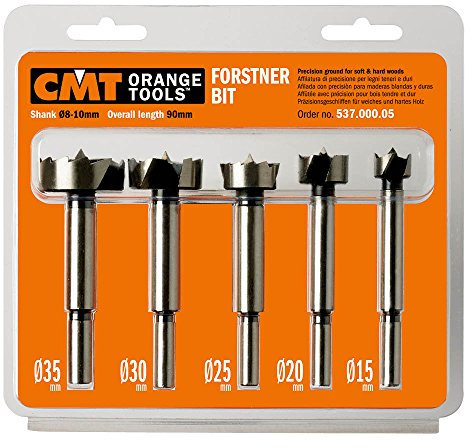 CMT ORANGE TOOLS 537.000.05 Estuche de 5 brocas tipo Forstnerr