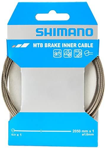 Shimano Bremszug MTB Edelstahl, silber, Länge: 2.050 mm, Y-80098210