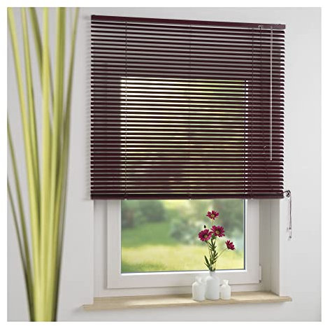 Liedeco Aluminium-Jalousie 40 x 60 cm | Bordeaux