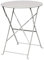 Bolero GH556 Stahl Tisch, Stil, Grau, 710(H) x 595(Ø)mm