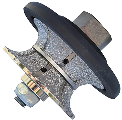 STADEA Diamond Profile Wheel/Profile Grinding Wheel Full Bullnose 25 MM 1 high for Grinder Polisher Tile Granite Marble Concrete Shaping/Diamond Profiling