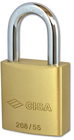 Cisa 1.26810.55.0 - Candado cisa adaptable medio cilindro europerfil