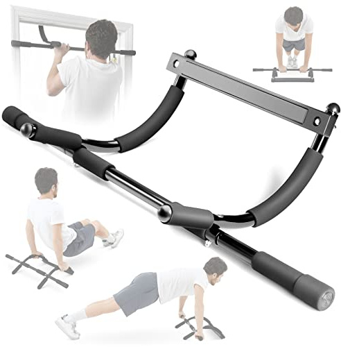 Sagler Pull up bar Doorway Heavy Duty Chin up bar Trainer for Home Gym Doorway Pull up bar or dip bar