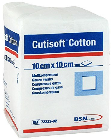 Cutisoft Cotton Kompr.10x10 cm Unsteril