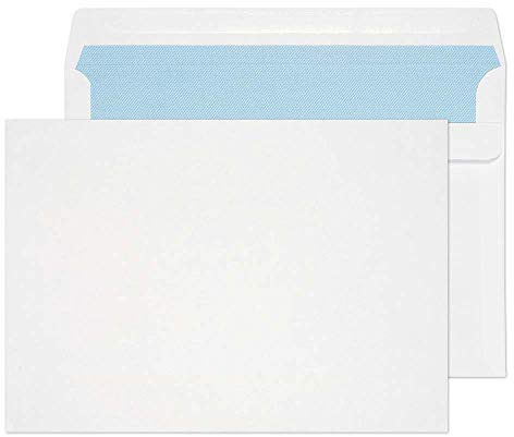 Blake Purely Everyday - White Envelopes C5 (162 x 229 mm) - Pack of 500 - Weight 100GSM - Self Seal C5 Envelopes 6.4 x 9 Inches - Sustainable PEFC Certified - Office Business Supplies (22707)