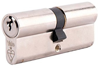 Yale KM3545-NP - KM Superior 1 Star Euro Cylinder Lock - 35/35 (80mm) / 35:10:35 - Nickel Finish - High Security