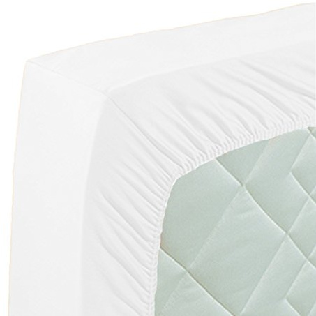 Curt Bauer Spannbettlaken, Satin, reine Baumwolle, Weiß, 90 cm x 200 cm