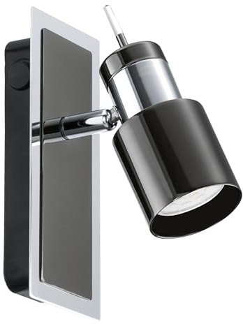 Eglo 30832 faretto Faretto d'illuminazione da superficie Nero, Acciaio inossidabile GU10 LED