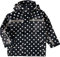 BMS Buddeljacke, Regenjacke für Kinder mit abnehmbarer Kapuze in marine + Sterne