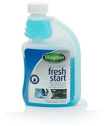 Blagdon Pond Fresh Start, Removes Chlorine, Makes Tap Water Safe for Pond Fish, 250ml, Treats 2,273 Litres of Water