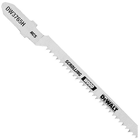 Dewalt Accessories DW3765H T-Shank Trim/Coping Jigsaw Blade, 5-Pk, 3-In, 12-TPI - Quantity 5