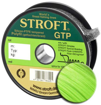 Stroft Schnur GTP Typ S Geflochtene 100m Gelbgrün S1-0,150mm-5kg