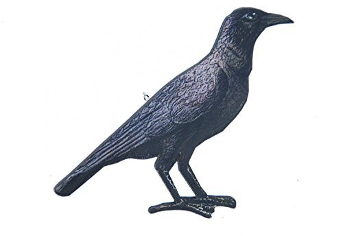 Miniblings Corbeau imprimé Broche Bois Raven Black Crow Mystique Noir - Bijoux à la Mode à la Main I Pin Bouton Pins