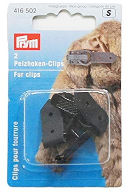 Prym 416502 Pelzhaken-Clips schwarz