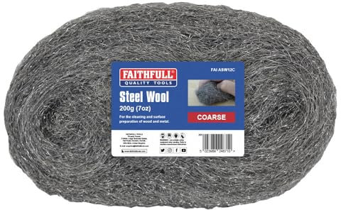 Faithfull ASW13 - Lana de acero (450 g, tamaño 3 gruesa)