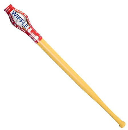 Wiffle® Baseball and Bat Set - Includes (1) Yellow Bat & (1) Perforated Baseball – American Made Since 1953 – Safe Outdoor Fun for All Ages