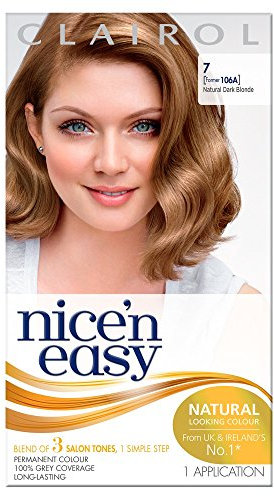Clairol Nice'n Easy Permanent Hair Dye 106A/7 3.3 Natural Dark Neutral Blonde