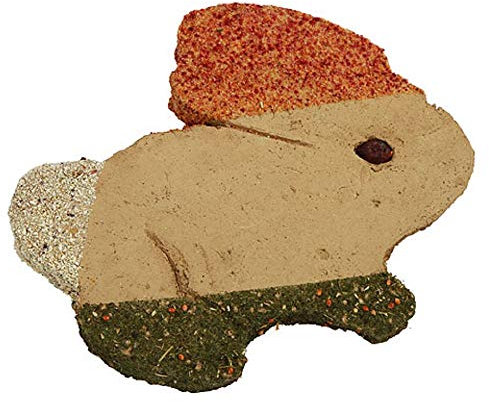 Kerbl Native Nagersnack: 4 x Kratzplatte aus Lehm #82874