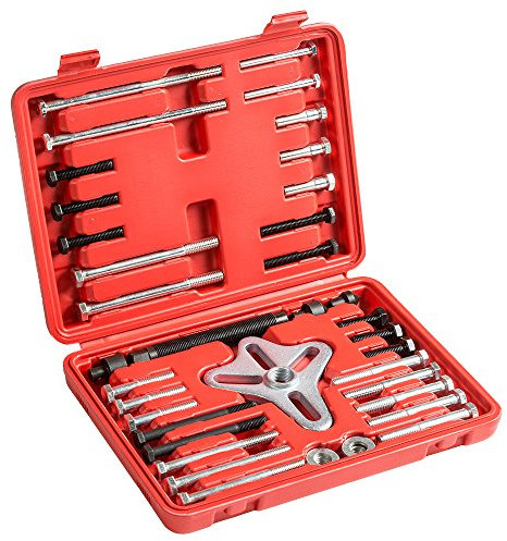 TecTake 46 Pezzi estrattori Volante Set Kit sterzo estrattore Ruota di bilanciamento