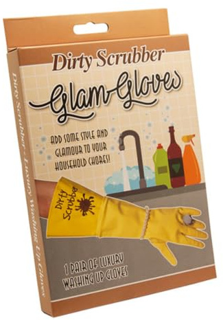 Diabolical Gifts DP0788 Dirty Scrubber Washing Up Gloves-Birthday Novelty, Xmas, Secret Santa Gift DP0788