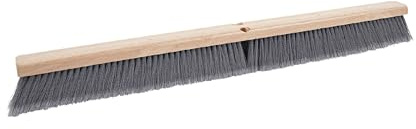 Boardwalk 20436 Floor Brush Head, 3 Gray Flagged Polypropylene, 36