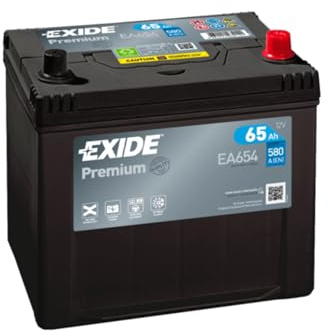 EXIDE Premium EA654 Batterie de Voiture 65Ah 580A