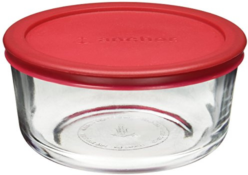 Anchor Hocking Glass Storage Container, 4 Cup Capacity