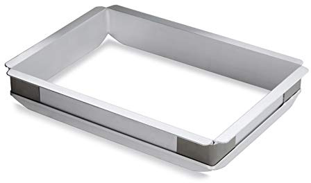 New Star Foodservice 42597 Aluminum Sheet Bun Pan Extender, 9 x 13 inch (Quarter Size)