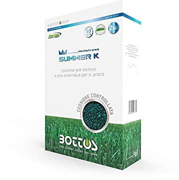 Bottos Concime Fertilizzante per Prato Bottos Summer K 10-0-30 - kg 2