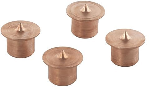 wolfcraft Dübelfixe Dübel-Markierspitzen I 2913000 I Clevere Markierhilfe für passgenaue Dübelbohrungen, 4 Stück, Ø 10mm