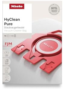 Miele Genuine FJM Hyclean Dust Bags + Filters (Pack of 8)